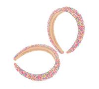 WRITWAA Fasce Per Non Larghe Per Donne Fascia Per Il Trucco Strass Accessori Per Alla Moda Per Ragazze