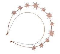 WRITWAA Fascia Da Sposa Con Design Sei Punti Accessorio Elegante Per Cerimonie Feste e Sfilate Da Sogno Per Ogni Occasione Speciale