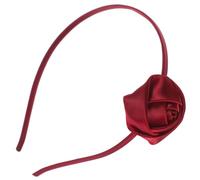 WRITWAA fascia d'epoca ritorno a casa bande parà fasce per la testa gruppo musicale spa accessori per da sposa copricapo floreale fasce floreali ferro da stiro rosso
