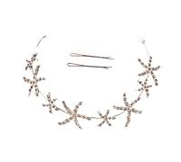WRITWAA Fascia per Capelli con Strass in Lega Delicata Fascia da Sposa per Feste per Madre e Figlia Resistente e Squisita per Uso lungo Termine