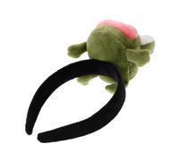 WRITWAA Fascia Per Con Rana Dalla Bocca Bomboniere Rana Gruppo Musicale Cartone Animato Carino Rana Divertente Ragazzo Ragazze Accessori Fasce Per Feste Rosa Tessuto