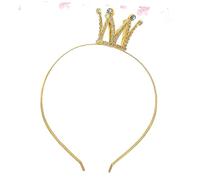 WRITWAA Fascia Per La Della Principessa Coroncina Sposa Accessori Per Fasce Per Con Design a D'oro