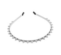 WRITWAA Fascia Punk Con Punte Per Donna in Lega Resistente Con Rivetti Per Cosplay Feste e Concerti Aggiunge Un Tocco Dark e Audace