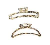 WRITWAA Fermagli per Capelli Donna Leopardati in Metallo Copricapo Creativi e Squisiti Fermagli Capelli Eleganti Resistenti