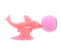 WRITWAA Fermaporta a Forma di Delfino in Silicone Rosa Senza Foratura, Resistente e Facile da Installare, per Ufficio e Negozio Come Protezione Antiurto per Porte