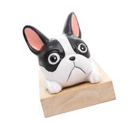 WRITWAA Fermaporta Cartone Animato a Forma di Cane, in Legno e Resina | Porte Interne, Bagno e Cameretta, Design Vivace, Protegge da Urti e Schiacciamenti