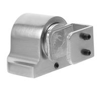WRITWAA Fermaporta per Vetro Scorrevole in Lega di Alluminio Argento, Stopper Magnetico per Porte da 3-15mm, Accessorio Bagno per Ufficio e Soggiorno