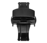 WRITWAA Fibbia per Orologio in Acciaio Inossidabile Nero, Delicata e Facile da Usare, Accessorio per Cinturino Resistente e Facile da Conservare