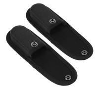 WRITWAA Fodero per Coltelli Richiudibile in Nailon 2 Pezzi Design ad Anello e Apertura Rapida, Custodia Porta Coltelli per Cintura per Escursionismo e Uso Quotidiano