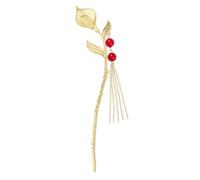 WRITWAA forcina a tulipano antico tornante Accantonamento in stile antico con nappe forcine per da donna bastoncini per squisita forcina nappa cinese plastica D'oro