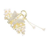 WRITWAA forcina in metallo bobby molletta barrette hair clip hair pin fermacapelli hair bow hair jewelry mollette per spessi fermagli per a fiore per donna Lega di zinco