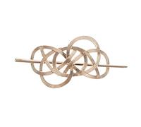 WRITWAA Forcina per Chioma in Lega Dorata, Bastoncino Retrò Decorativo per Ragazza e Donna, Accessorio Elegante per Cerimonie e Matrimoni, Fissaggio Sicuro senza Danneggiare i Chioma