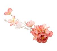 WRITWAA Forcina per fiori antica forcina per da sposa Nozze fermaglio per la sposa rosa barrette hair clip fermaglio per a fiore accessori per hanfu Lega di zinco