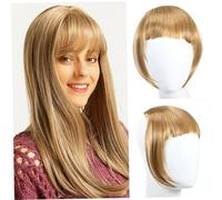 WRITWAA Frangia Clip Per Extension Frangia Finta Fermaglio Per Look Temporaneo Realistica e Comoda Indossare Tutto