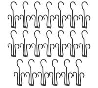 WRITWAA Ganci per Appendere Scarpe 20 Pezzi, Organizer Salvaspazio in Plastica Resistente, Stendibiancheria per Pantofole e Scarpe da Balcone, Espositori Pratici per Uso Domestico