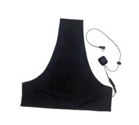 WRITWAA Gilet Riscaldabile Elettrico Lavabile Con Usb Canottiera Termica Regolabile Di Temperatura Per Attività Outdoor Confortevole e Resistente Nero