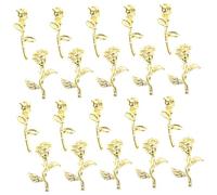 WRITWAA Gioielli per Unghie Acriliche 100 Pezzi, Ciondoli a Forma di Rosa e Fiori per Decorazioni Nail Art 3d, Accessori Unghie per Manicure Creativa e Lavoretti Fai da Te