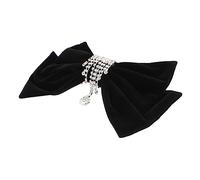 WRITWAA Grande Fiocco per Capelli con Fermaglio Fiocco per Capelli sulla Schiena con Strass Copricapo per Donna Adatto per Feste Cerimonie e Uso Quotidiano