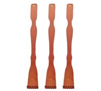 WRITWAA Grattaschiena in Bambù Manuale 3 Pezzi Manico Ergonomico per Massaggio Delicato, Portatile e Compatto, Strumento per Alleviare Prurito e Rilassamento Quotidiano Adatto a Uomini