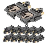 WRITWAA Interruttore di Controllo Termico 16A 250V Set da 20 Pezzi Termostato per Riscaldatore Interruttore di Temperatura in Metallo per Forno e Elettrodomestici Uso Domestico