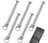 WRITWAA Kit 5 Set Rivetti e Dadi in Acciaio Inox per Albero Ventilatore Pieghevole 25Mm Accessori di Riparazione Portatile Facili da Installare per Ventaglio Manuale Fai da Te