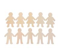 WRITWAA Kit Artigianale 20 Sagome Legno per Ragazzo Ragazza e Bambine, Forme Grezze per Dipingere e Lavoretti Artistici Fai da Te Decorazioni