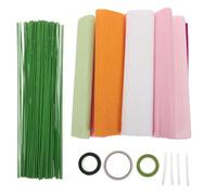 WRITWAA Kit Crepe Paper Flower Making per Creazioni Fai da Te