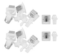 WRITWAA Kit di 10 Serrature di Sicurezza per Porta Asciugatrice, Chiusure Resistenti per Elettrodomestici, Sostituzione Rapida per Interruttore Porta Armadietti, Accessori Compatibili