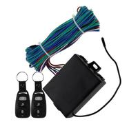WRITWAA Kit Sistema di Accesso senza Chiave per Auto, Telecomando Chiusura Centralizzata Auto, Abs Nero, Sicurezza Veicolo, per Serratura Centralizzata e Blocco/sblocco Remoto