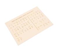 WRITWAA Lavagna Braille Didattica per Insegnamento e Apprendimento Strumento Essenziale per Non Vedenti Materiale Resistente e Facile e Portatile per La Braille