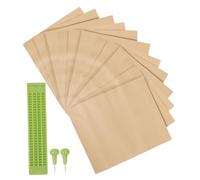 WRITWAA Lavagnetta Braille in Plastica Stilo Lettere Kit Portatile Per Scrivere in Braille Adatto Per Non Vedenti Facile Usare e Trasportare