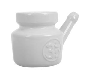 WRITWAA Lota Lavaggio Nasale in Ceramica da 350 Ml Pulizia Profonda, Sicura e Delicata, Elegante e Adatta a Yoga e Cambi Stagionali