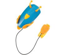 WRITWAA Luce per Bicicletta Ricaricabile USB Clacson Integrato Blu | Plastica, Resistente alle Intemperie, per Bici Standard e Balance Bike, Adatta a Adulti e Genitori