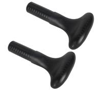 WRITWAA Manico per Pagaia Kayak Accessorio Stabile in Nero 2 Pezzi Impugnatura Confortevole e Installazione Semplice per Canoa e Remi per Canotto Gonfiabile