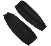 WRITWAA Manicotti Braccia in Pu Nero Design Elastico Esteso, Protezione Contro Schizzi e Tagli, per Pulizia e Lavaggio in Casa, 1 Paio Resistente e Confortevole