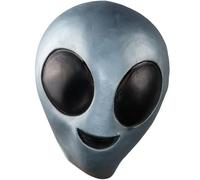 WRITWAA Maschera Per La Testa Aliena Testa Intera Maschera In Lattice Di Halloween Costume Copricapo Mostri Ufo Personaggio Romanzo Decorazione Aliena Per Adulti