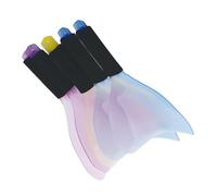WRITWAA Maschera Protettiva per Chioma Protegge Colore Durante Applicazione 5 Pezzi in Plastica per Viso e Occhi in Salone o Casa
