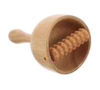 WRITWAA Massaggiatore in Legno Forma Di Tazza Per Schiena e Muscoli Strumento Manuale Per Rilassamento Muscolare e Scraping Terapeutico Compatto e Portatile Per Uso Domestico e Regalo