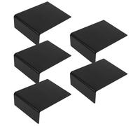 WRITWAA Mini Cartelli Acrilici a Lavagna a Forma di l 10X15 CM Set da 5 Pezzi Resistenti al Calore e Urti per Buffet Panetterie Matrimoni e Feste di Compleanno