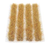 WRITWAA Modello di Risaia Ciuffi di Erba Statica e Strisce di Erba Artificiale, Accessori per Diorama Ferroviario, Paesaggio Micro Scenico per Tavolo da Sabbia Fai da Te, Materiale