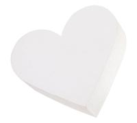 WRITWAA Modello di Torta a Forma di Cuore in Polistirolo 20 CM X 7 CM per Decorazioni Battesimo e Accessori per Torte Manichino per Preparare Torte Fai da Te