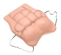 WRITWAA Muscoli Finti Uomo EVA Realistici Mezza Corpo per Halloween Cosplay e Feste Tema Petto e Addominali Artificiale Resistente per Costume Carnevale