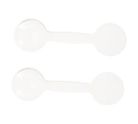 WRITWAA Occlusore Oculare 2 Pezzi Piastra Di Protezione Oculare Per Test Della Vista Antiscivolo Leggero e Ampio, Strumento Di Optometria Per Esami Oculistici a Casa, Scuola e Ospedale