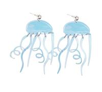 WRITWAA Orecchini a Forma Di Medusa Pendenti Da Donna, Orecchini Acrilici Colorati, Gioielli Eleganti Per Donne e Ragazze, Regalo Originale Per Madre e Compagna, Accessorio Estivo Distintivo