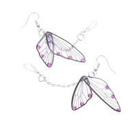 WRITWAA Orecchini Farfalla Pendenti per Donna di Farfalla in Strass Gioielli Forma di Animale per Feste e Cosplay Comodi e Luminosi