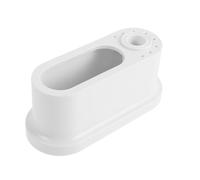 WRITWAA Organizer per Accessori Macchina per Unghie in Plastica Bianca 8 Fori Dedicati, Custodia Compatta per Punte da Trapano, per Studi di Manicure e Uso Domestico
