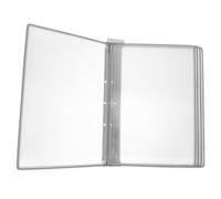 WRITWAA Organizzatore da Parete per Cartelle in Ferro e PVC Portadocumenti Stabile e Resistente Supporto da Muro per Ufficio e Casa Organizer Documenti e Riviste Montaggio Sicuro e Design