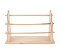 WRITWAA Organizzatore di Nastri in Legno a 3 Livelli per Nastri e Pezzi, Elegante e Funzionale per Casa e Spazi Commerciali, Mantiene Ogni Cosa Ordinata e Accessibile