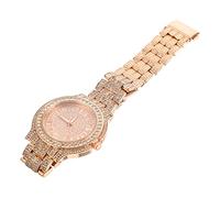 WRITWAA Orologio da Polso da Donna alla Moda Pietre Luminose e Numeri Antichi, Orologio Casual Decorativo Meccanismo al Quarzo, Accessorio Raffinato per Ragazze e Utilizzo Quotidiano