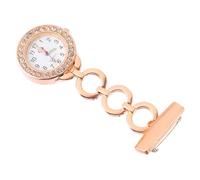 WRITWAA Orologio da Taschino Portatile per Infermiere Clip di Sicurezza Robusta e Liscia Design Elegante e Pratico Adatto per Appendere al Petto o Ovunque Leggero e Preciso